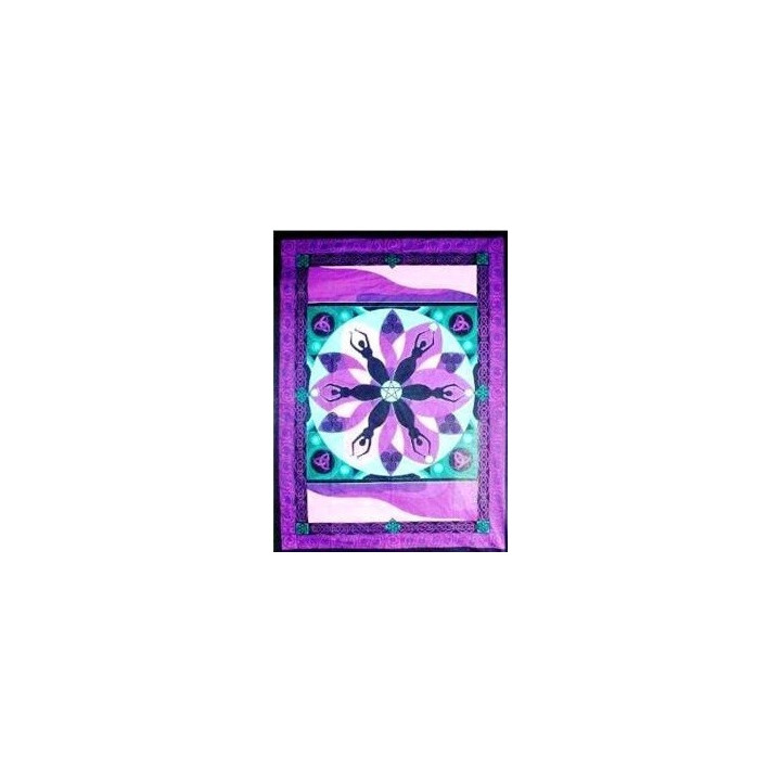 serviette moon goddess circle – 130cm x 190cm