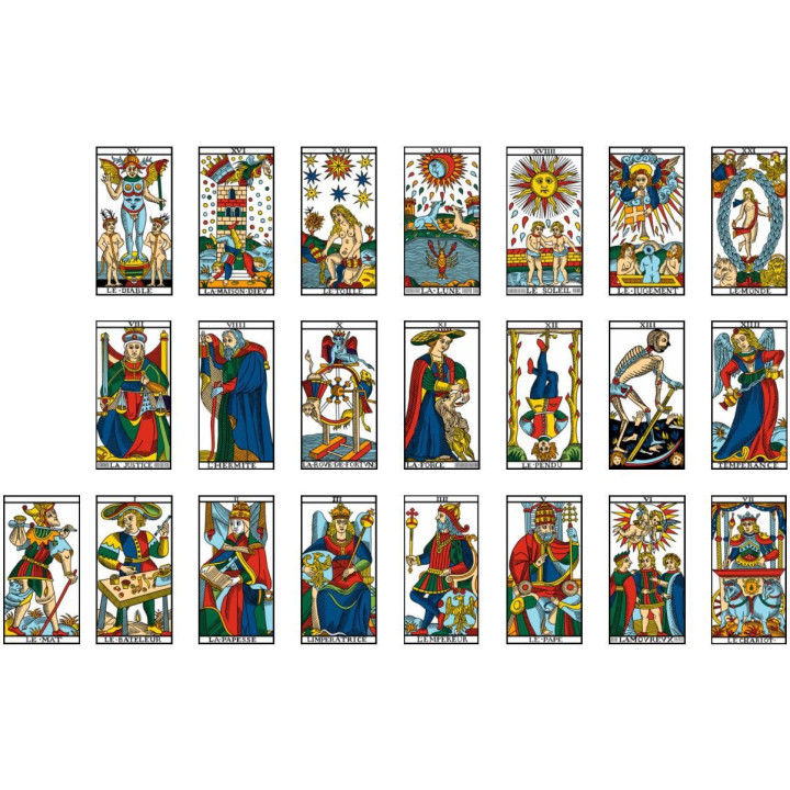 Dos 22 arcanos maiores – tarot marselha