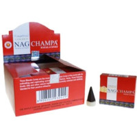 incenso cones golden nag champa – caixa de 12