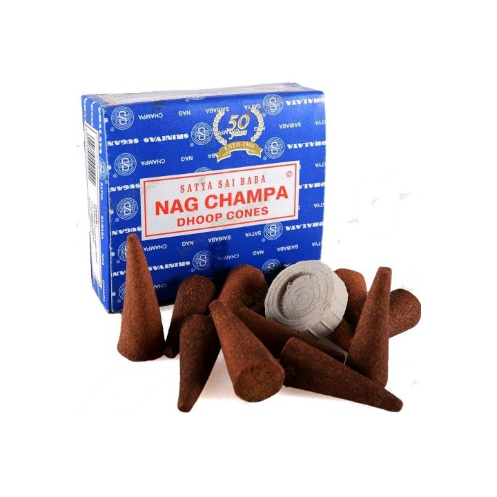 encens cônes nag champa – boîte de 12