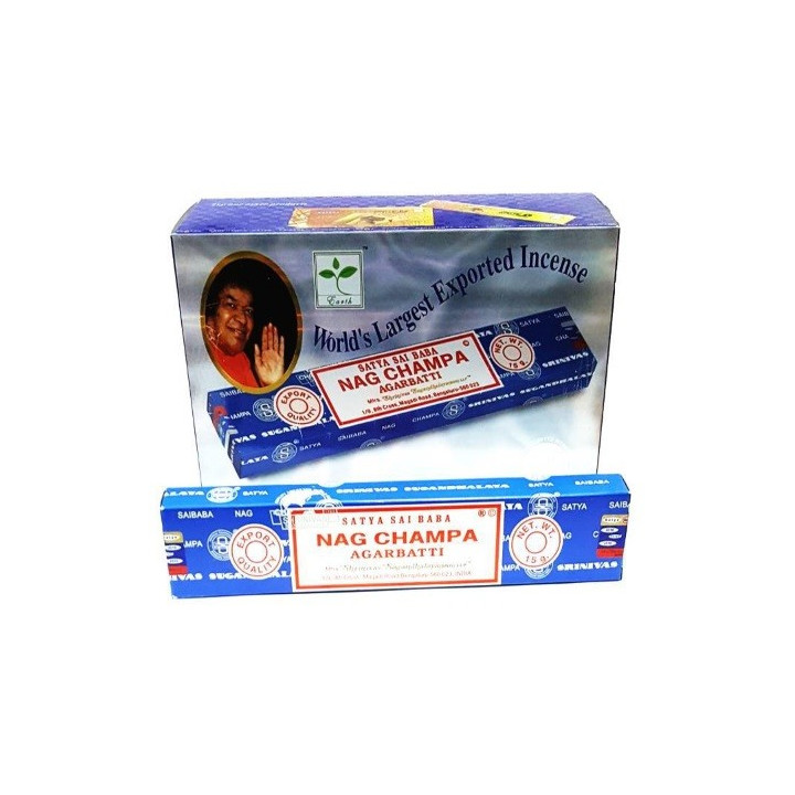 incenso nag champa 15gr – caixa de 12