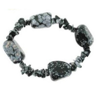 bracelet obsidienne – 4 pierres
