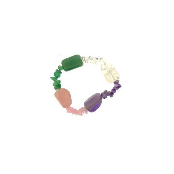pulsera cuarzos – 4 piedras