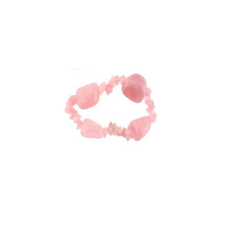 bracelet quartz rose – 4 pierres