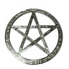 pentagram 15cm - nickel