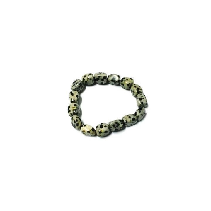 pulsera jaspe dalmata – piedras