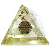 pirâmide orgonite selenite – 7 x 7
