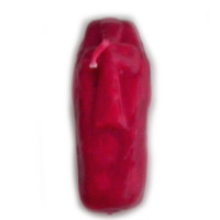 vela caixão vermelho