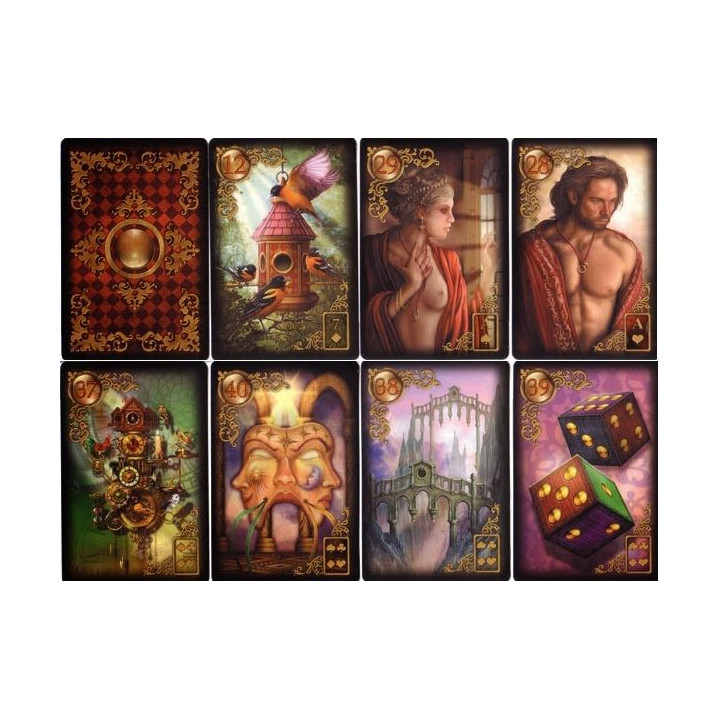 gilded reverie lenormand (oráculo cigano)