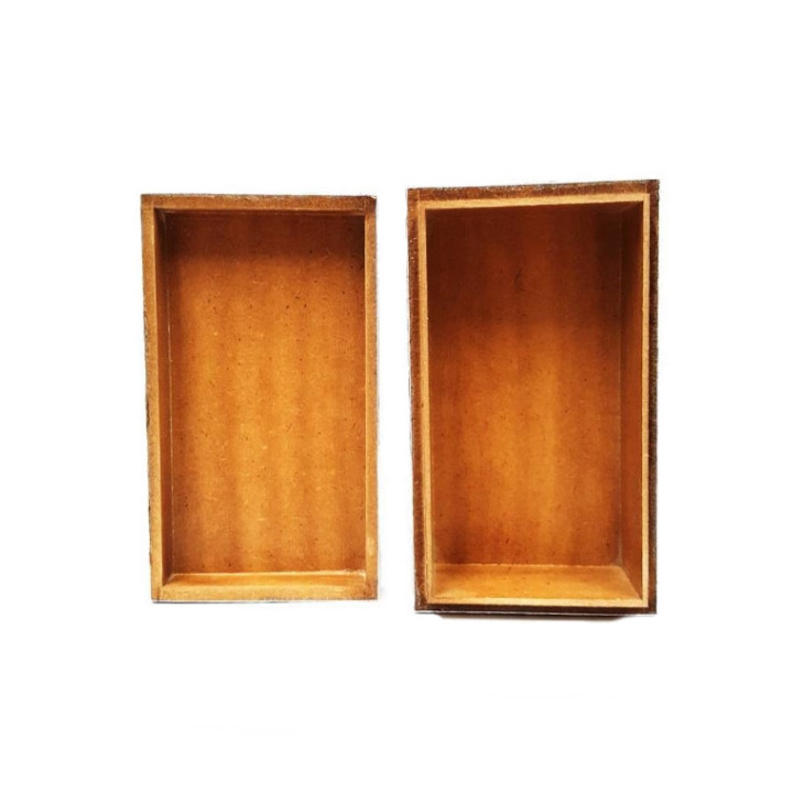 CAJA MADERA Flor de la Vida– 15CM X 10CM