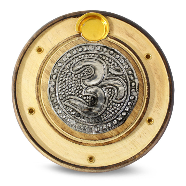 Holz-Incenshalter - Symbol (om)