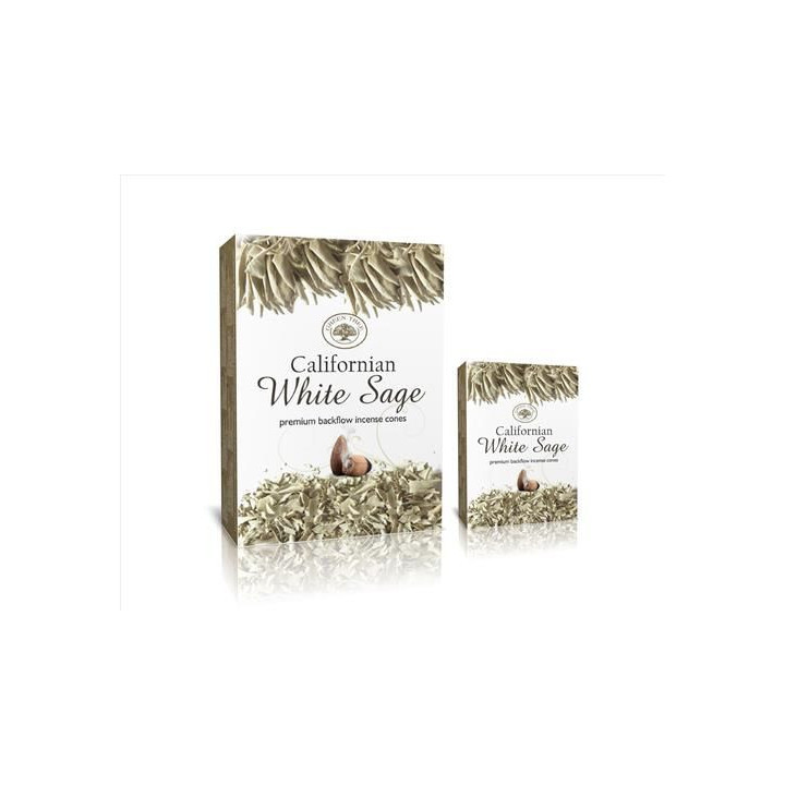 Rückfluss-Incenskegel Weißer Salbei Kalifornien 15gr - Refluxo