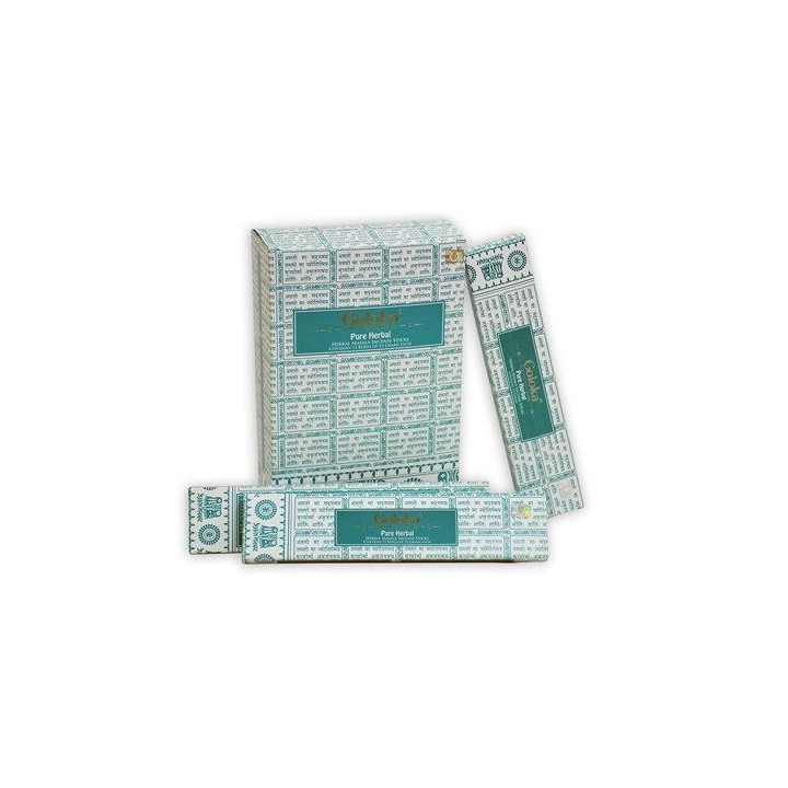 INCENSO GOLOKA PURE HERBAL 15GR - Caja de 12