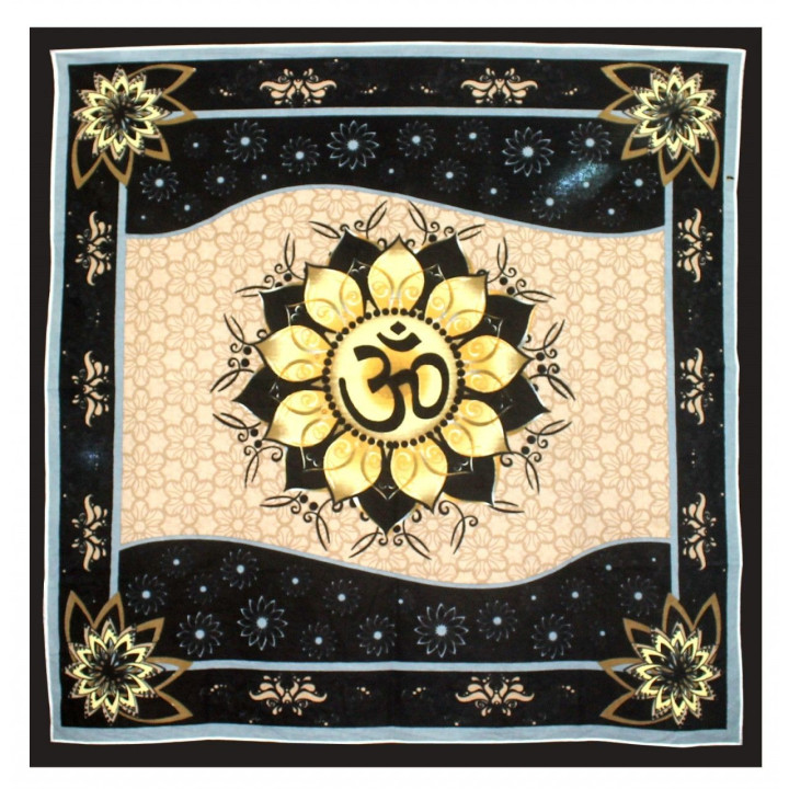 Toile Om Lotus - 90x90cm