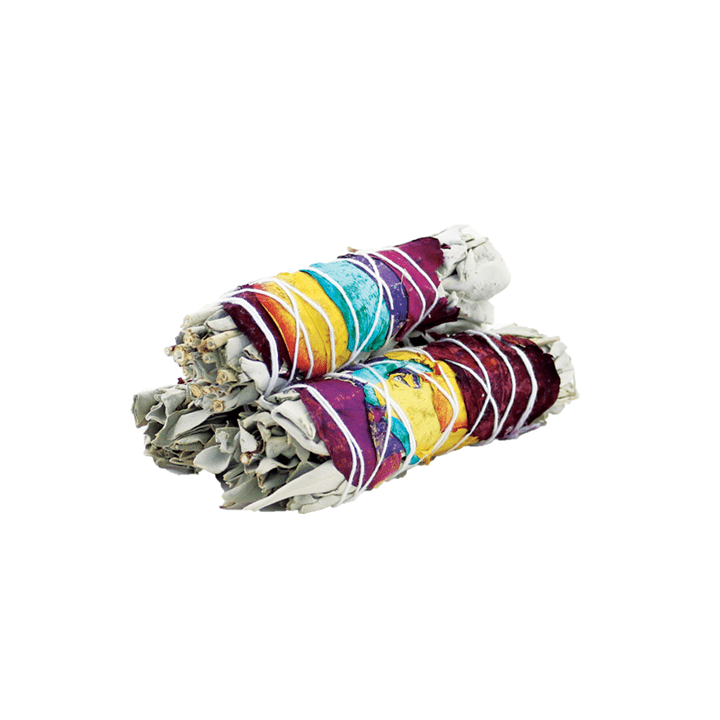 Torche Sauge Blanche Colorée - Nettoyage Complet 10cm