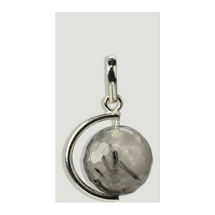 cuarzo turmalinado colgante – bola