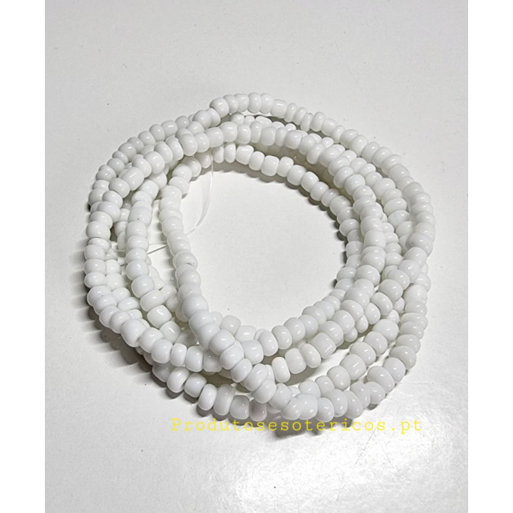 Guia de Missangão Branco Cristal