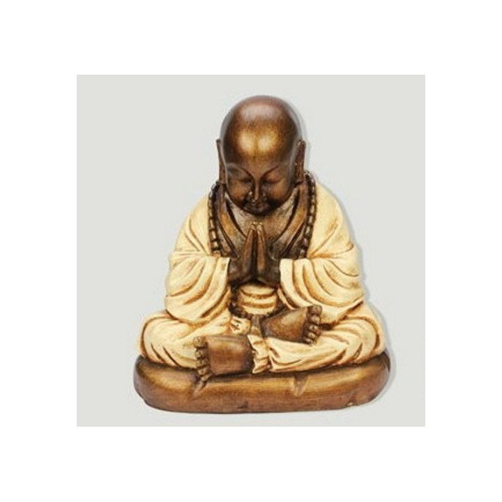 Bouddha en Prière B - Résine 21cm