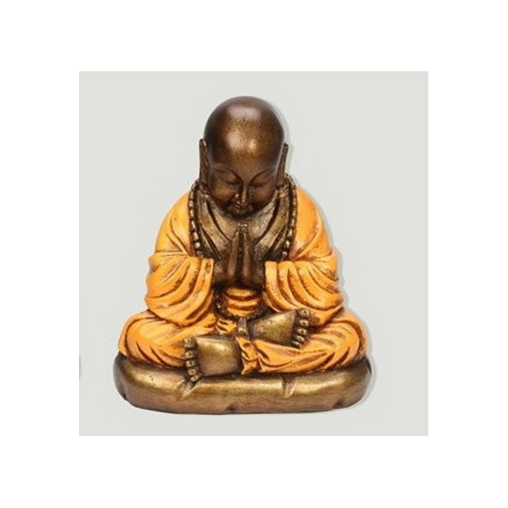 Bouddha en Prière LJ - Résine 21cm