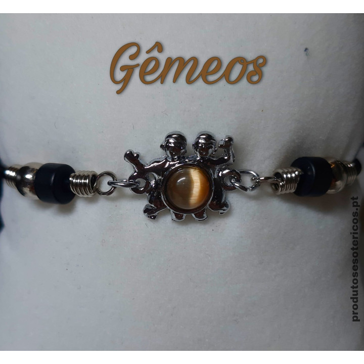 Pulsera Signo Géminis - Plateada