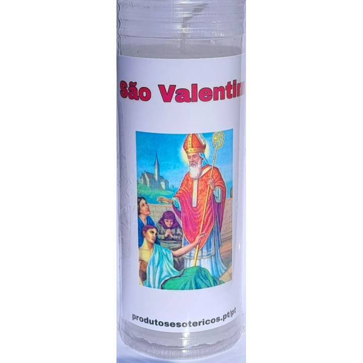 1 vela copo san Valentín
