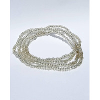 Guia de Missangão Branco Fumado