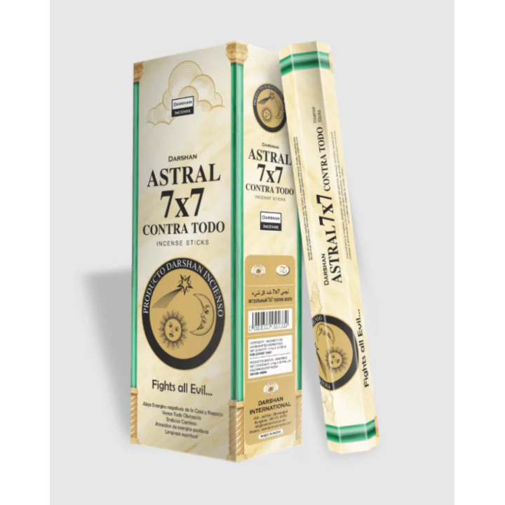 Incienso Astral 7X7 Contra Todo Darshan