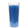 vela copo plástico azul-clara