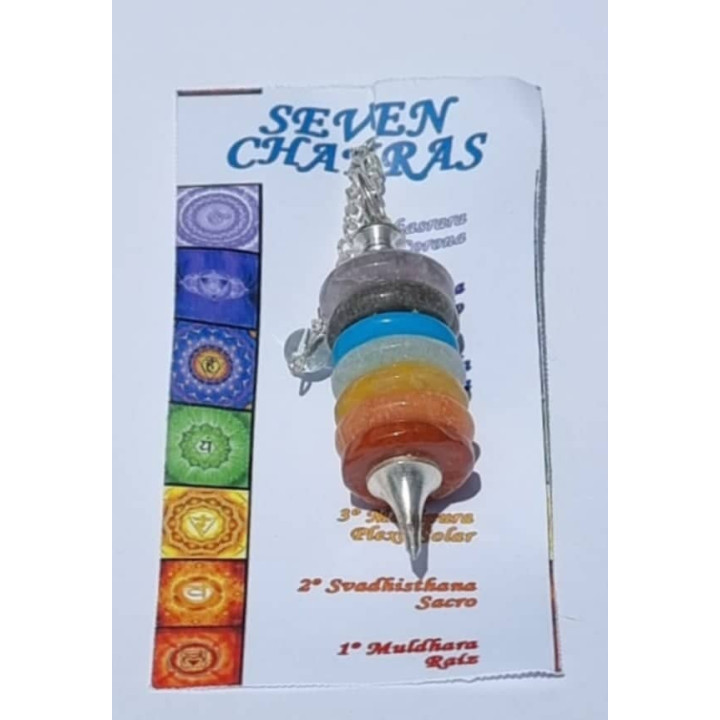 pendule 7 chakras – anneaux