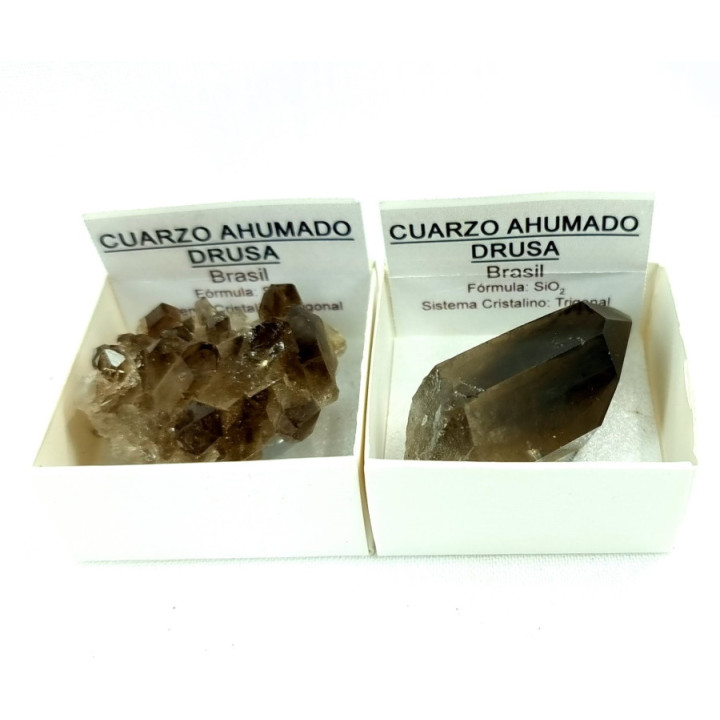 Drusa Quartzo Fumado - (Caixa 4X4)