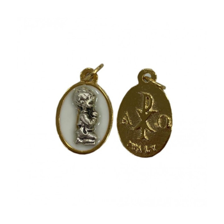 Medaille Knabe im Gebet