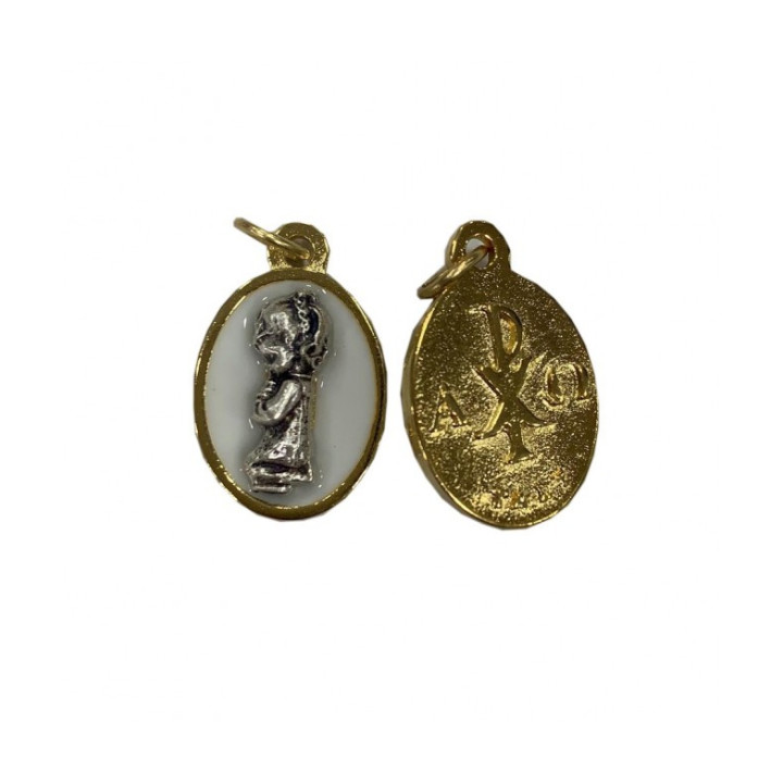 MEDALLA NIÑA ORANDO