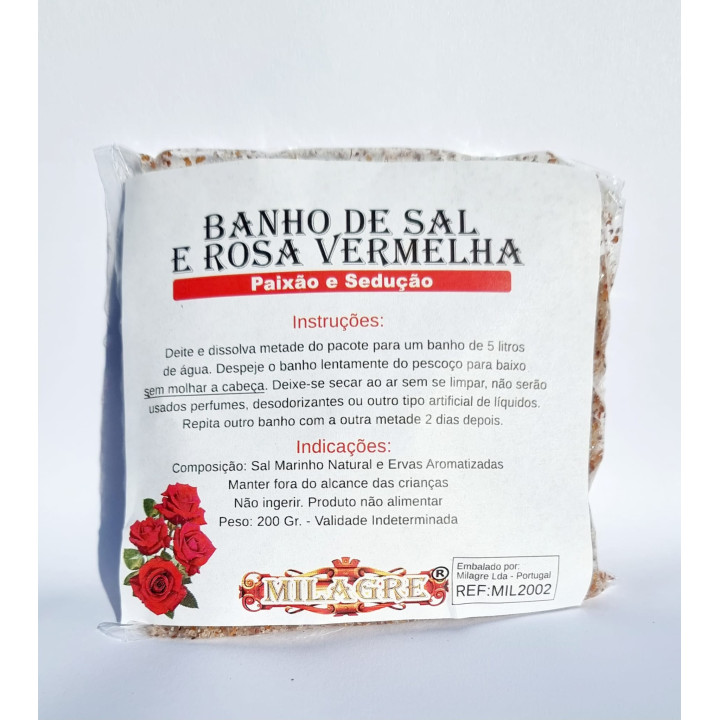 Sal- und rote Rosenbad