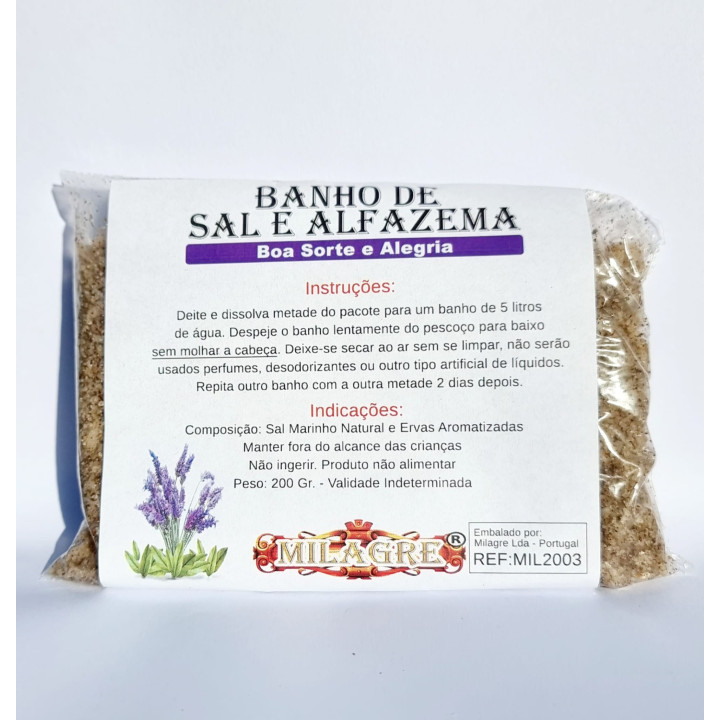 baño de sal y alhucema