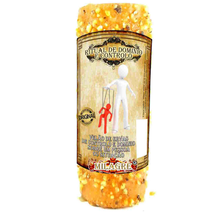 Velão Domínio e Controle - vela de ervas