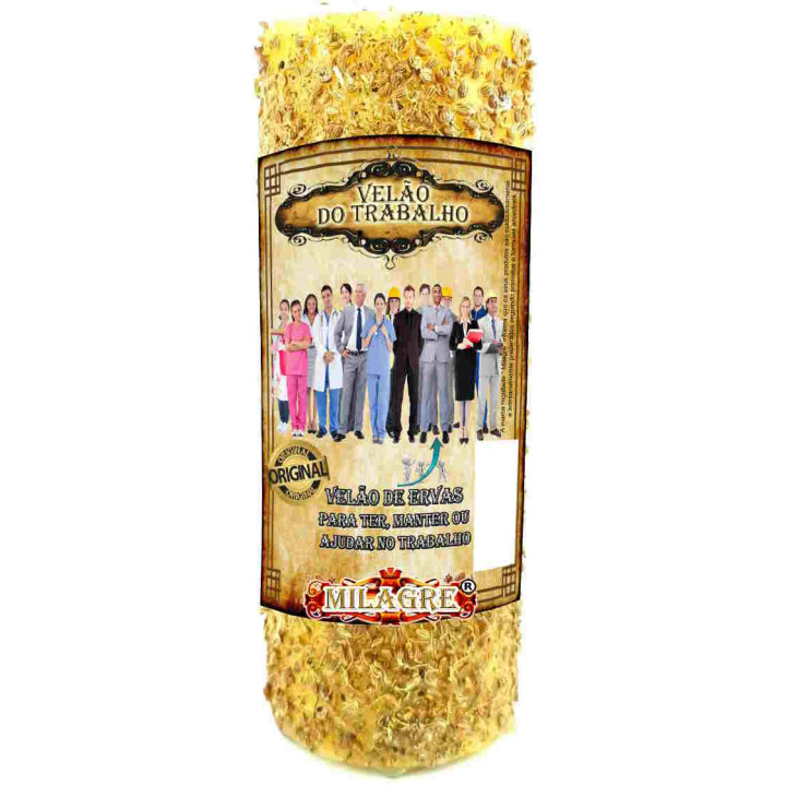 Arbeitskerze - Kräuterkerze