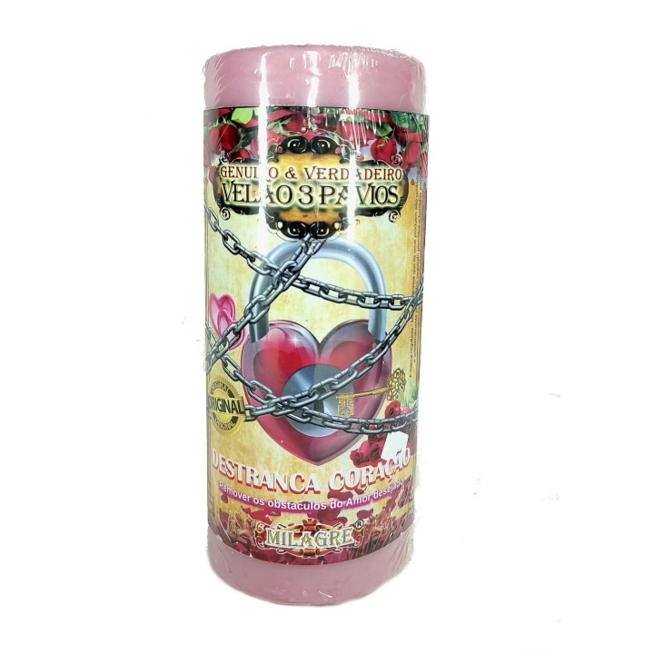 vela de 3 mechas – abre corazón