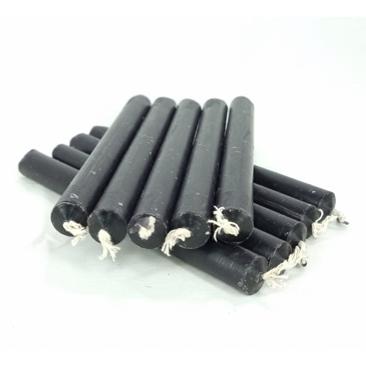 10 bougies noires (15×15)