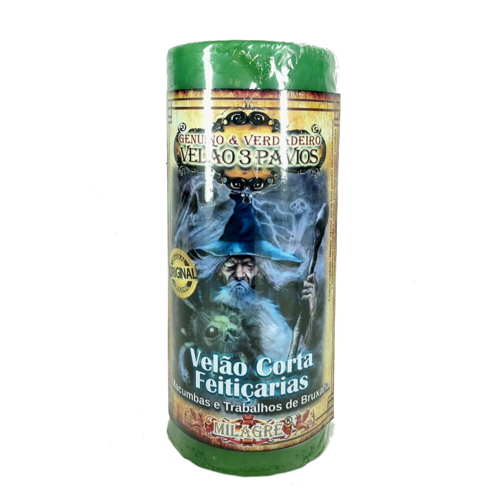 bougie à trois mèches – coupe sorcellerie