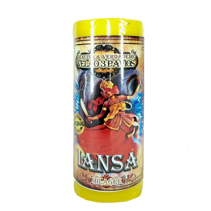 bougie à 3 mèches orixá – iansã