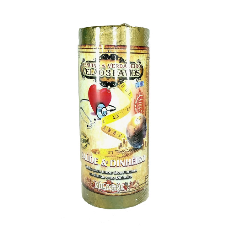 vela de 3 mechas – salud y dinero