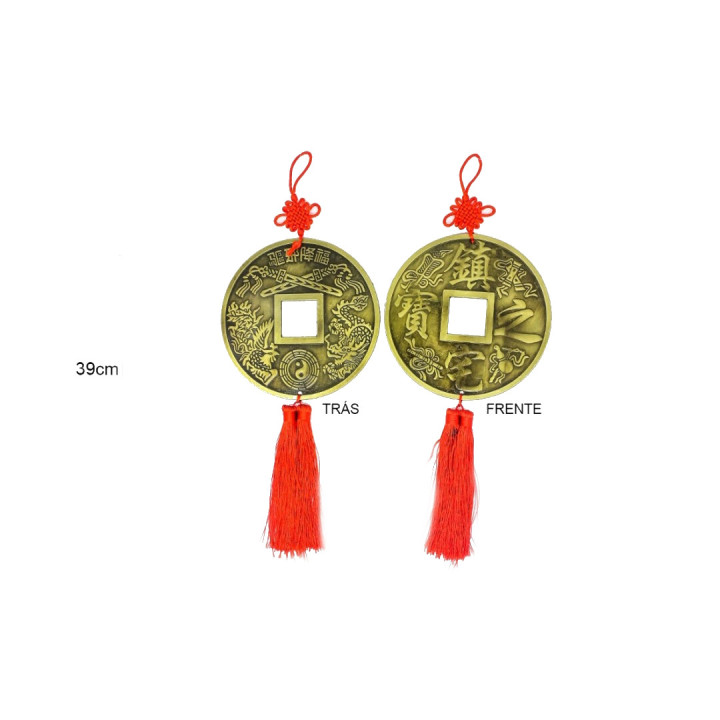 Moneda China Ying Yang 39cm