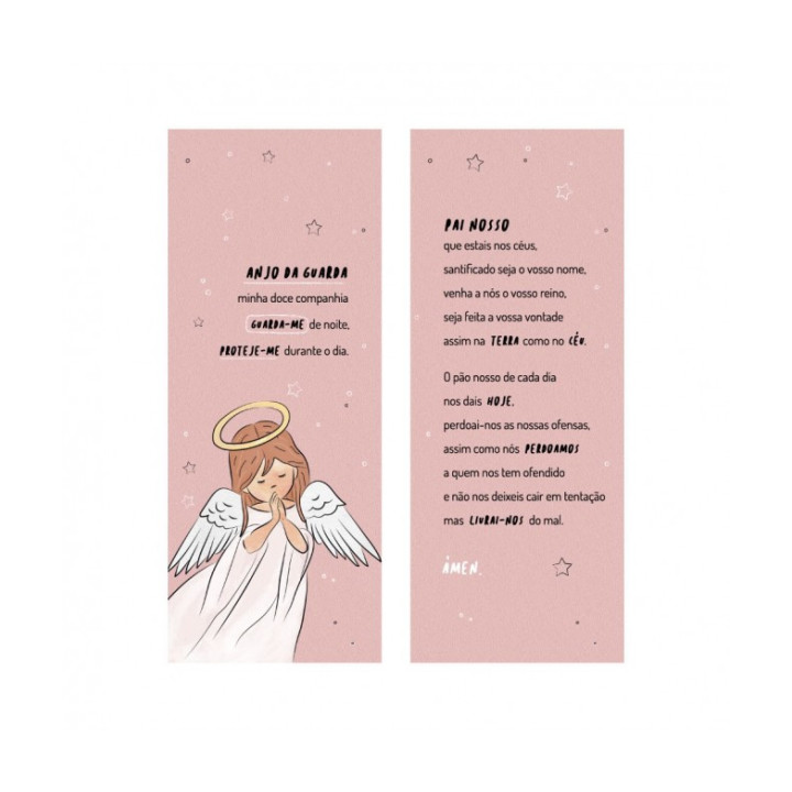 Pagela Anjo Da Guarda Rosa