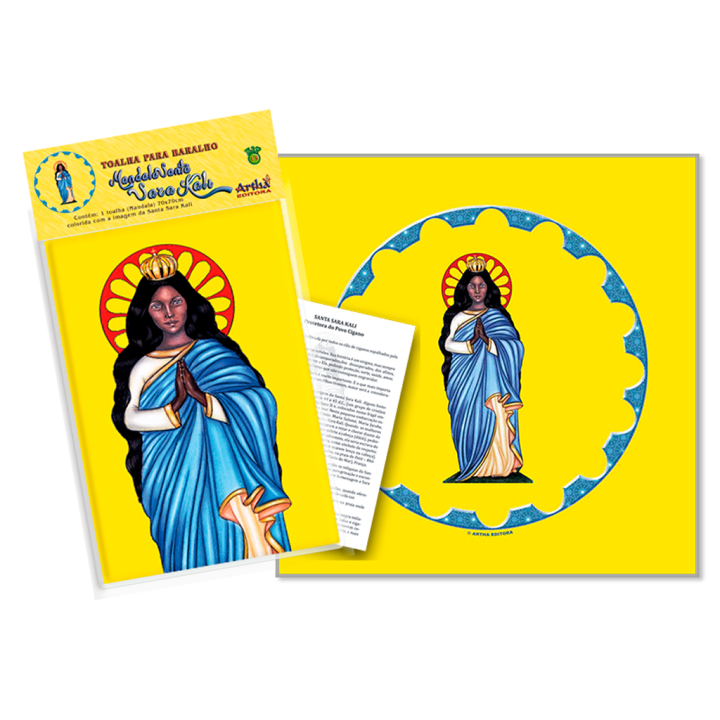 Toalha Tarot Santa Sara Kali - Mandala