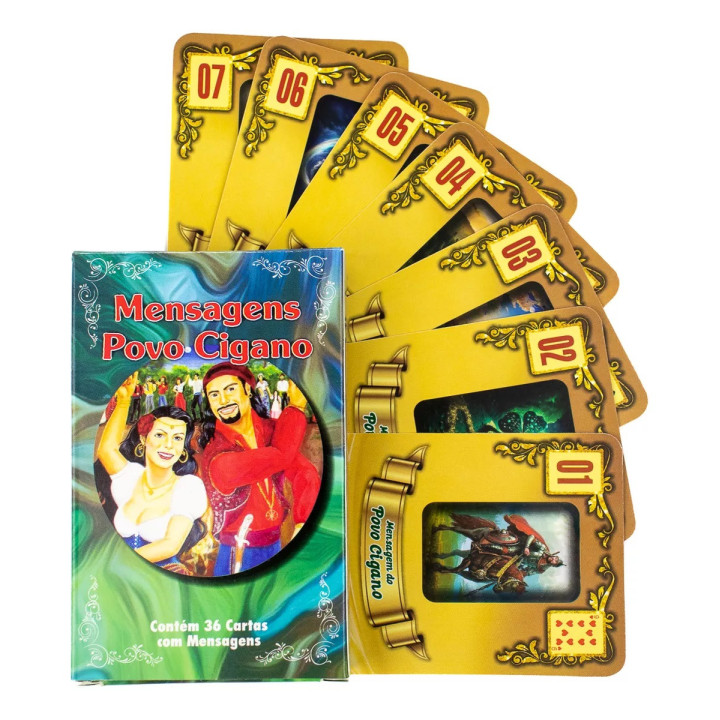 Mensagens do Povo Cigano - Baralho Tarot