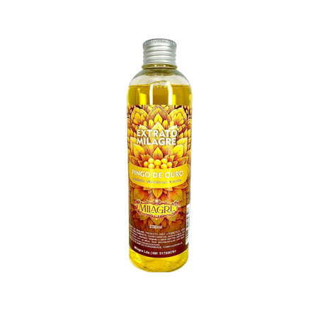 Banho de Prosperidade Pingo de Ouro 250ml | Milagre