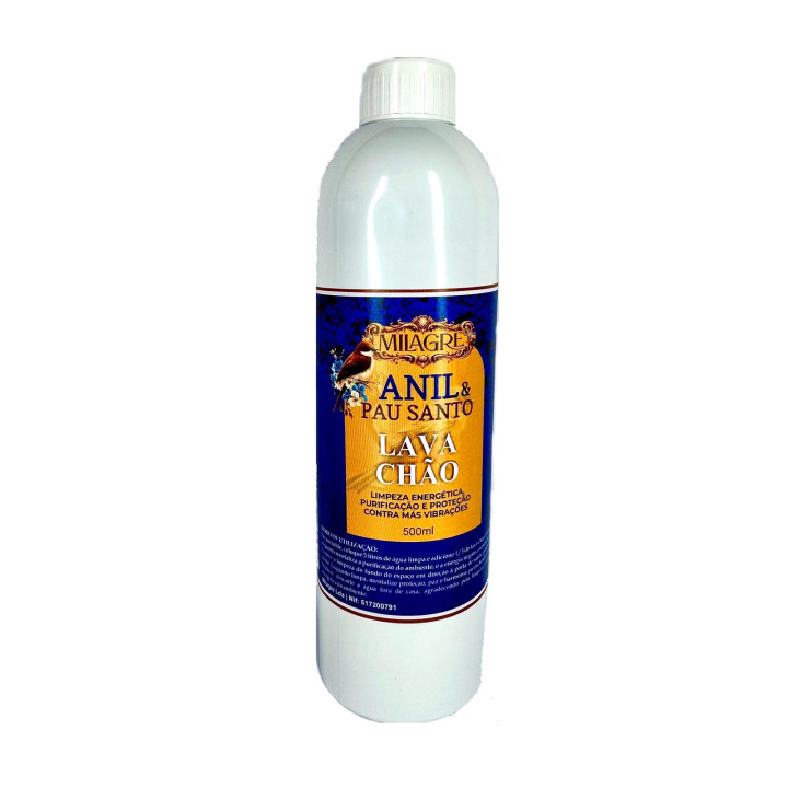 Anil & Pau Santo Lava Chão 500ml – Milagre | Energetische Reinigung, Haus-Schutz und spirituelle Harmonie