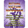 ritual victum quisquam