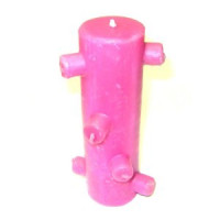 velón 9 mechas rosa – crear amor